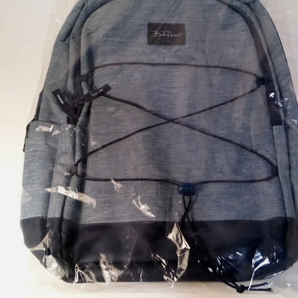 Bella Russo Stylish Gray Backpack NWT